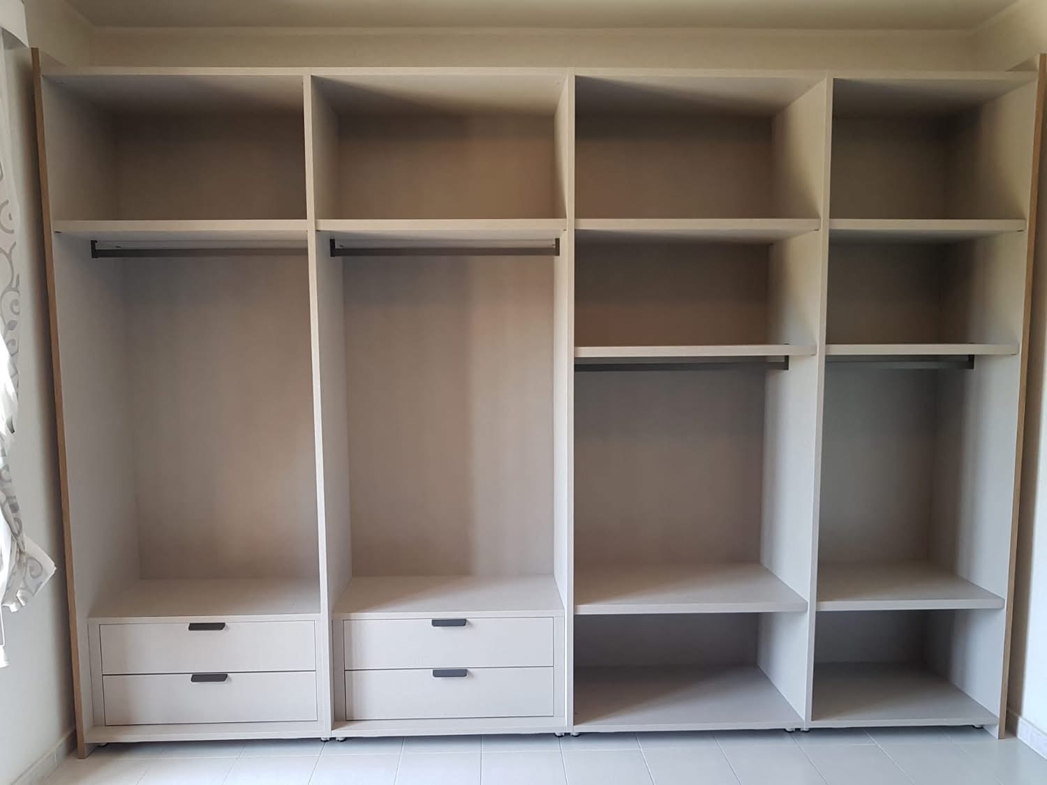 Organizzazione interna di un armadio